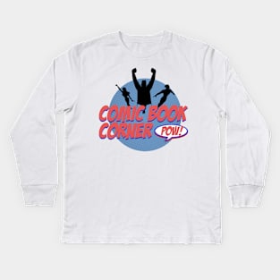 Comic Book Corner Logo Kids Long Sleeve T-Shirt